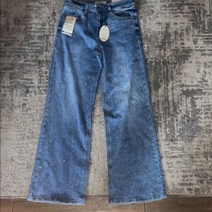 Boutique rhinestone Women's Jeans stretchy